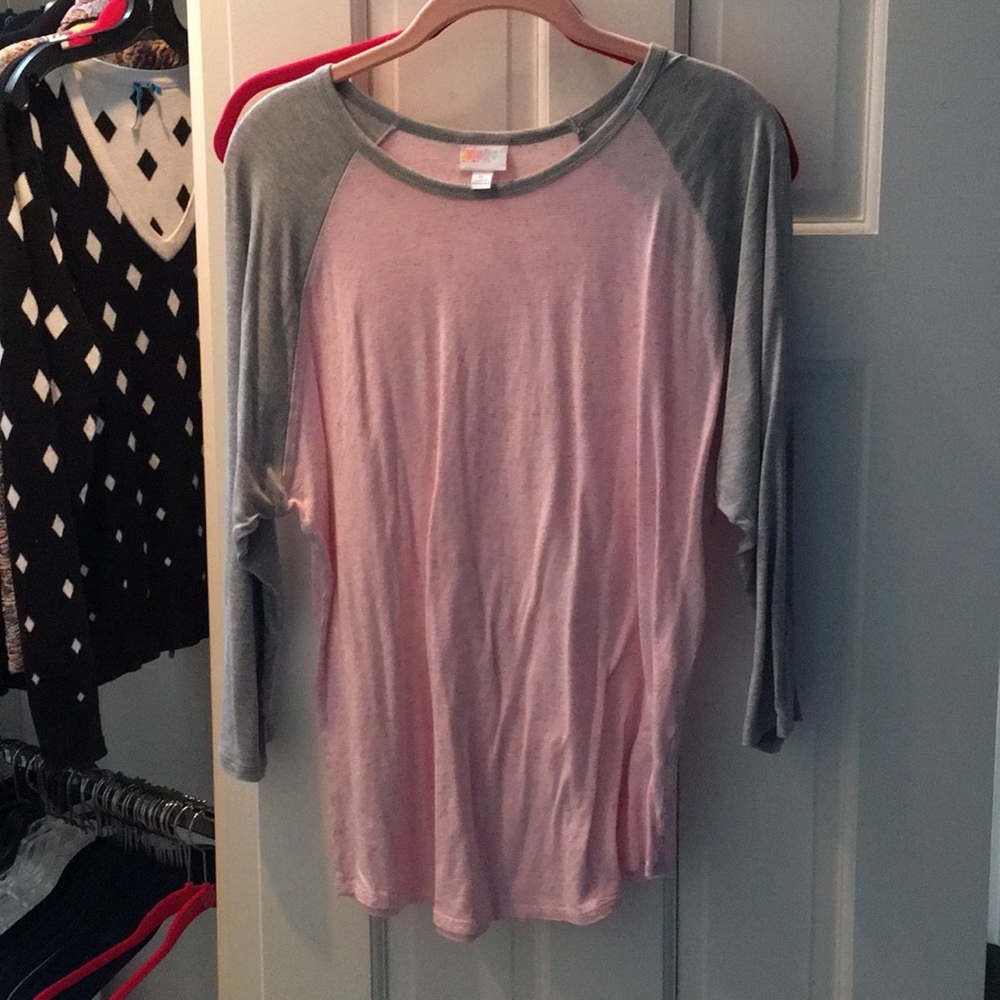 Lularoe pink and gray Randy.